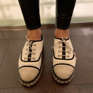 Chanel espadrille sneakers